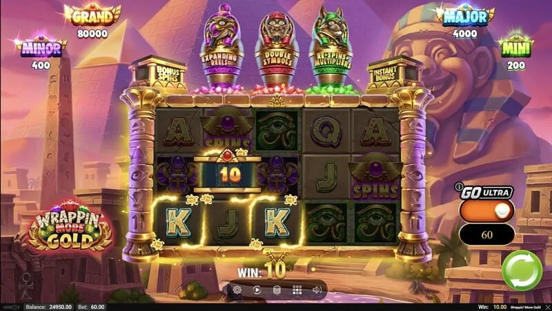 Wrappin' More Gold - vincita nel gioco base